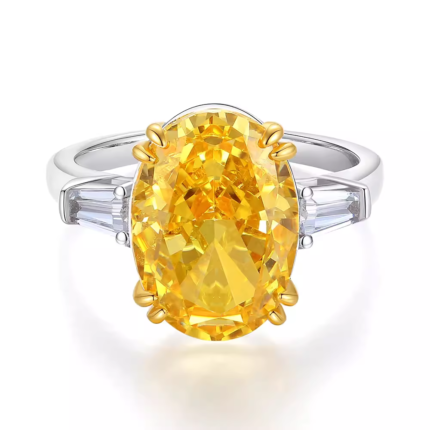 Caibao Yellow Diamond Ring